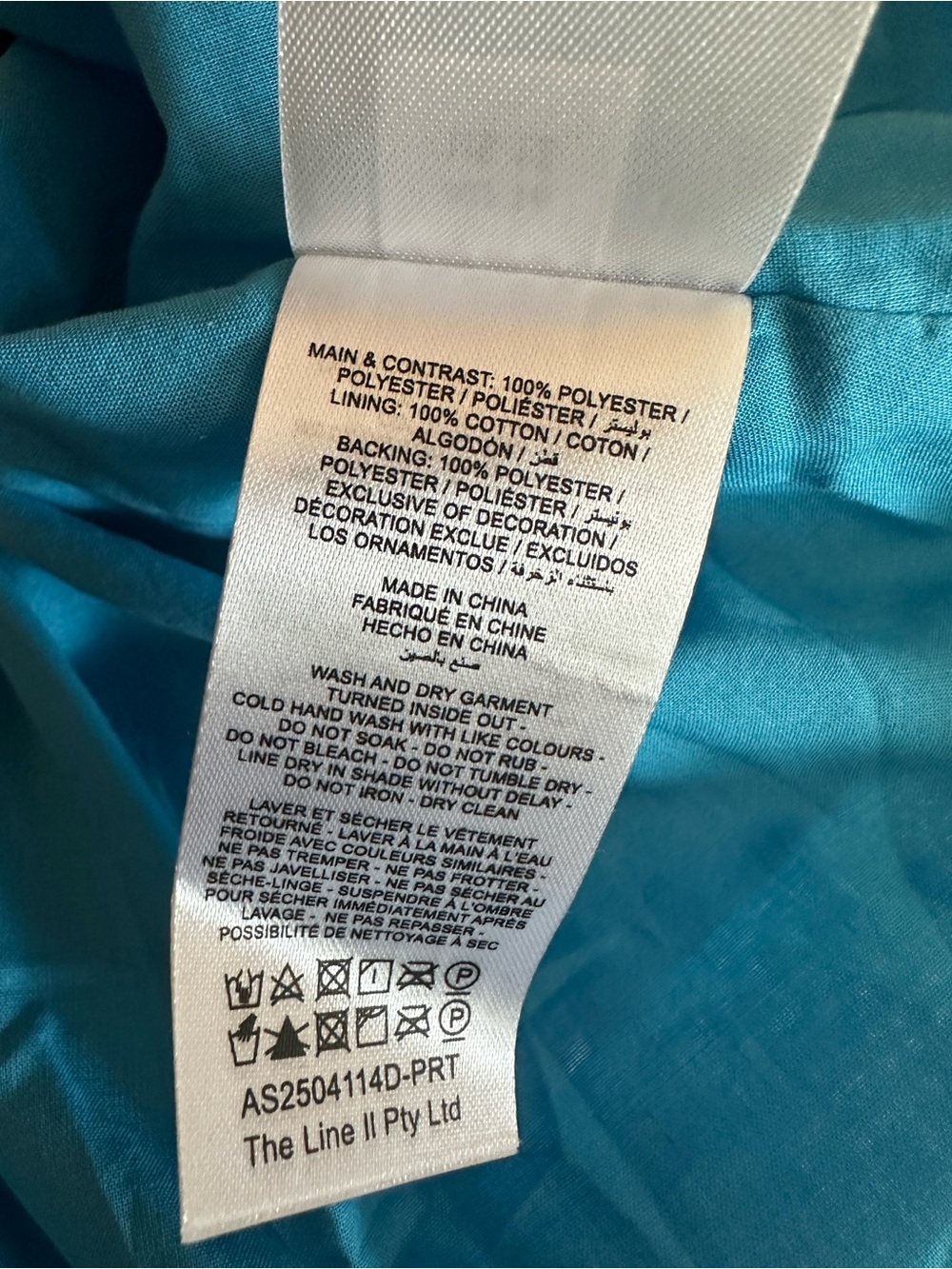 Acler Blue Teal Pleated Halter Maxi Dress - Picture 13 of 13